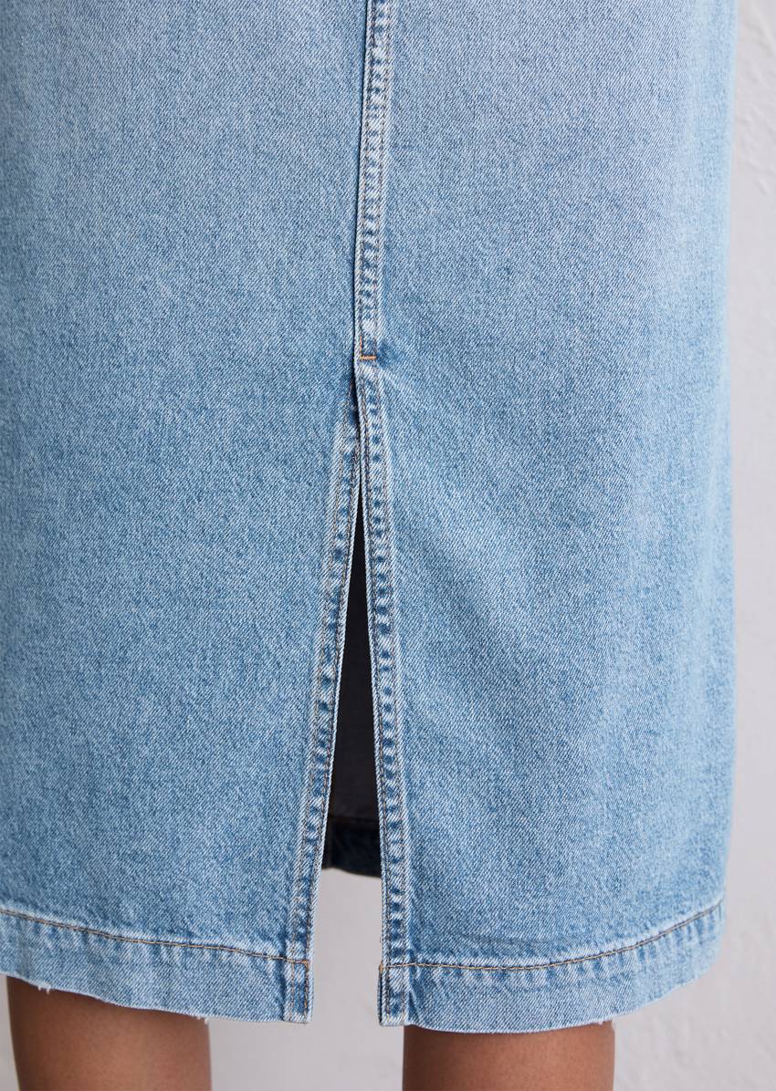 Regular denim skirt made from TENCEL™ Lyocell