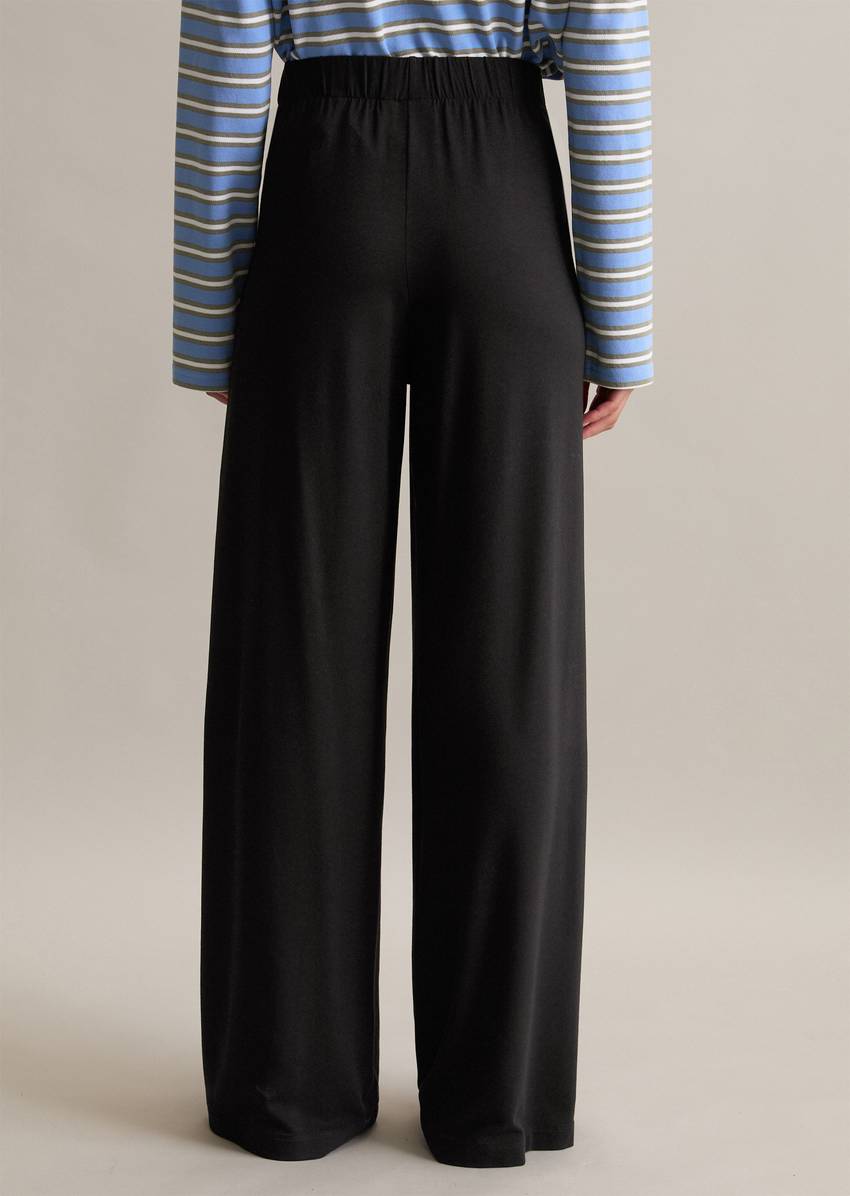 Jersey pants wide from LENZING™ ECOVERO™
