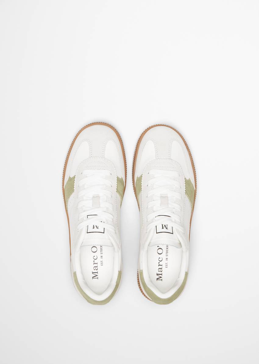 Sneaker made from high-quality cowhide