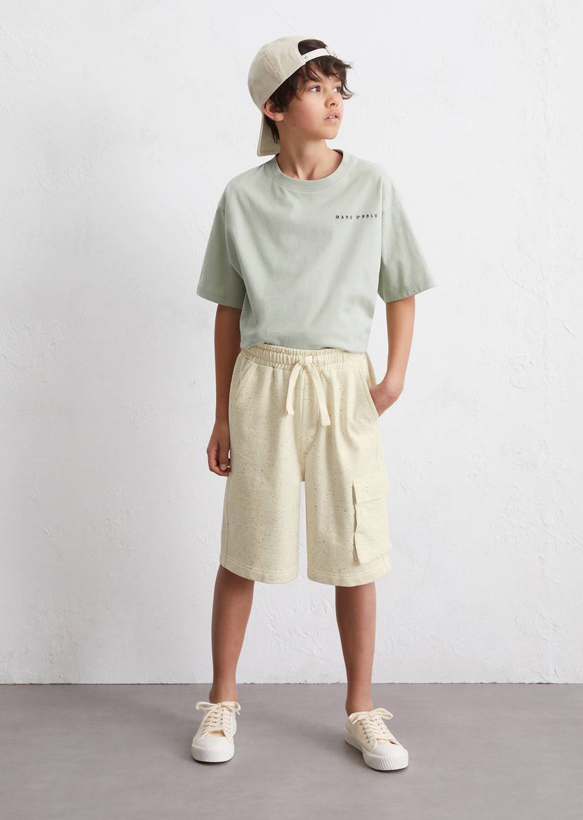 TEENS-BOYS sweatbermuda shorts made from pure organic cotton