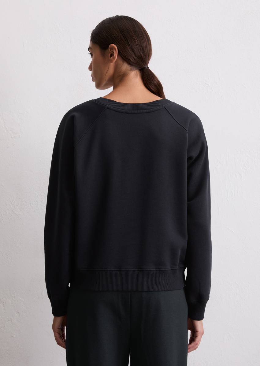 Logo sweatshirt relaxed made from organic cotton