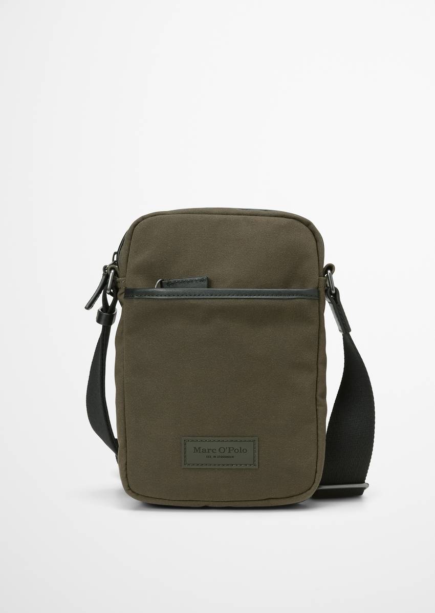 Crossbody bag small made from recycled polyester