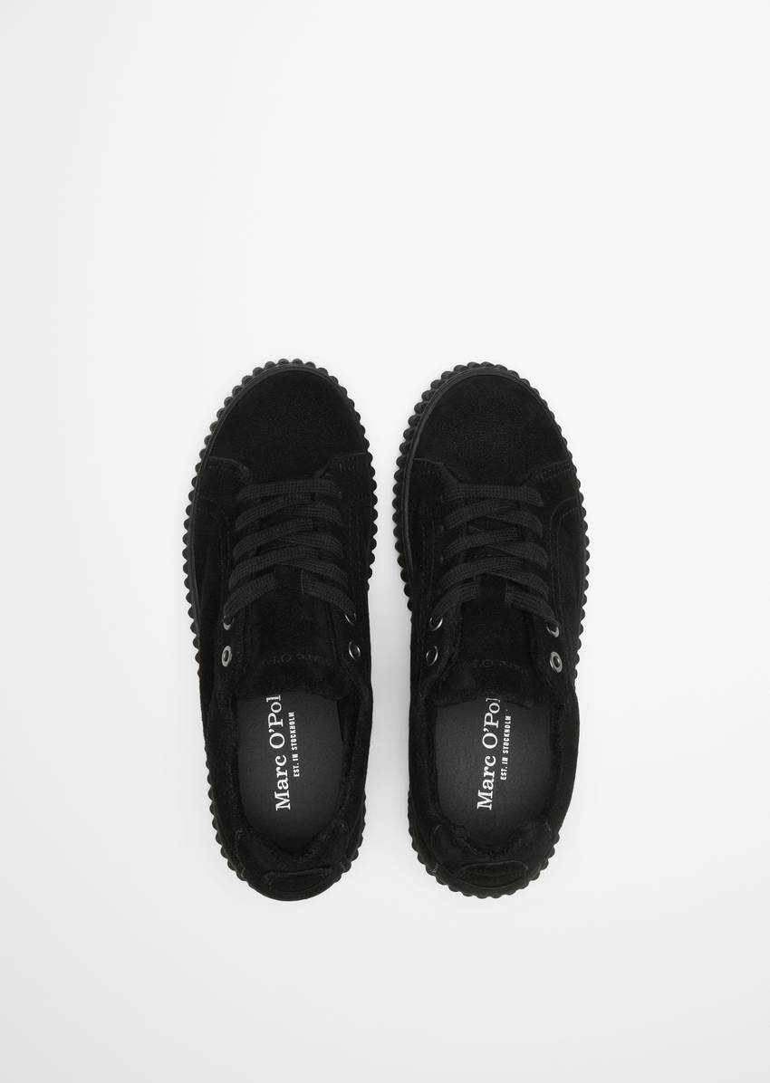 Lace-up model Bianca made from soft suede