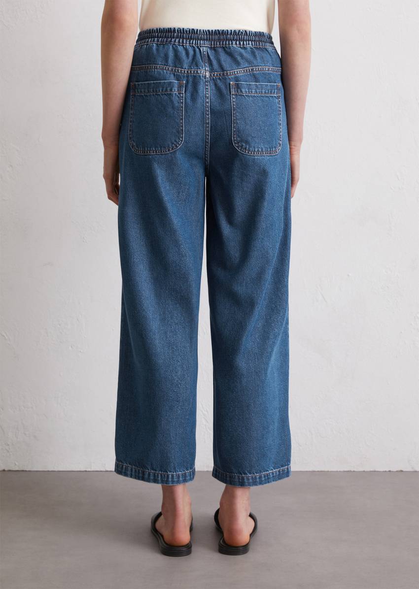 Flowing trousers wide made from TENCEL™ Lyocell mix