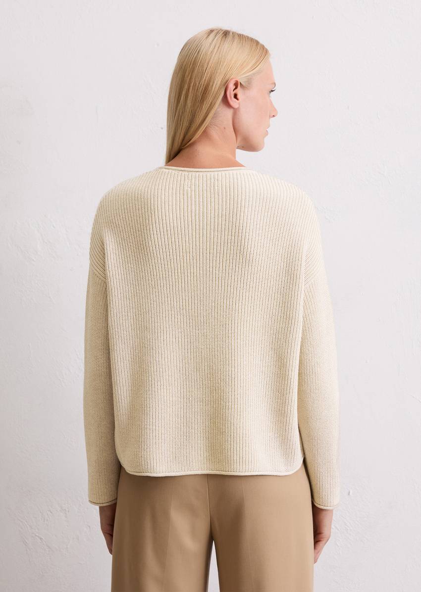 DfC knitted sweater oversize made from heavyweight organic cotton