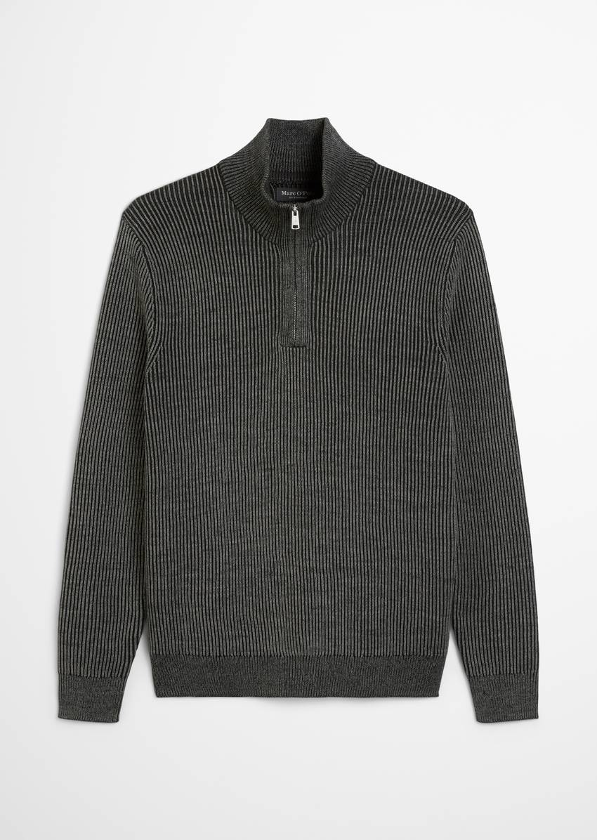 Troyer regular made from a cotton/virgin wool blend