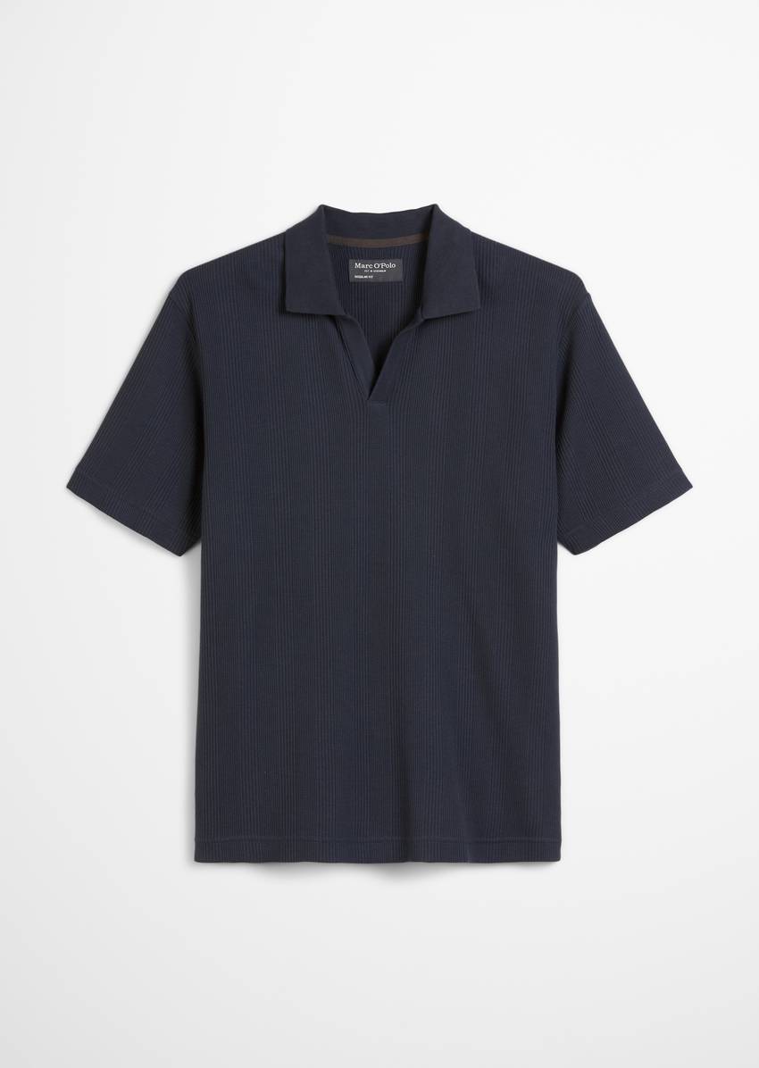 DfC polo shirt jersey regular with elastic ribbed structure