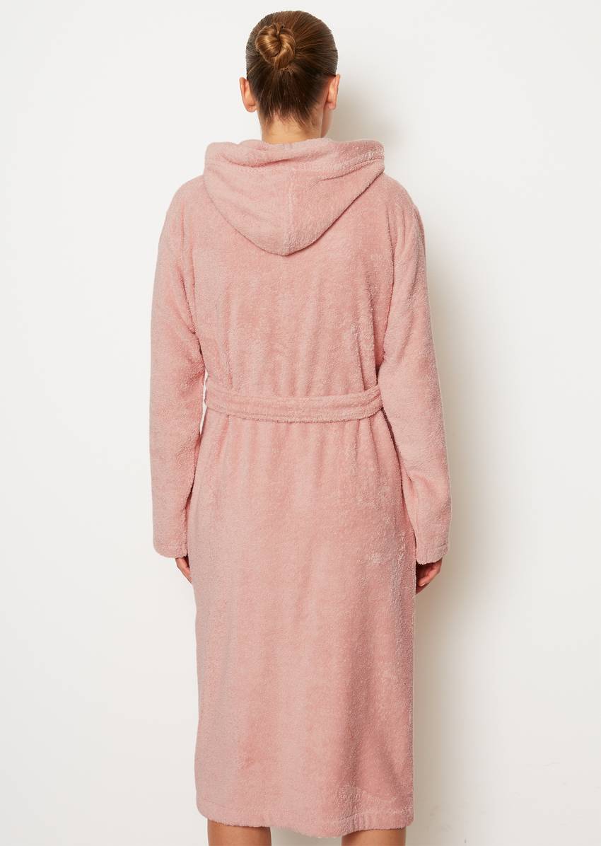 Ladies' bathrobe model Timeless With hood