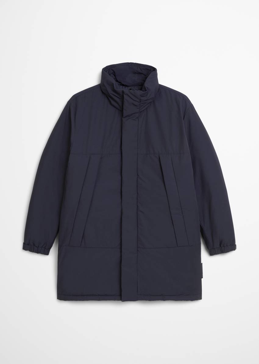 Regular hooded parka water-repellent with light padding