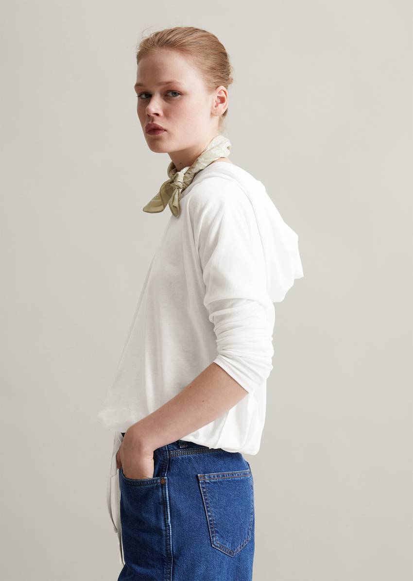 DfC hooded longsleeve relaxed made from soft organic cotton