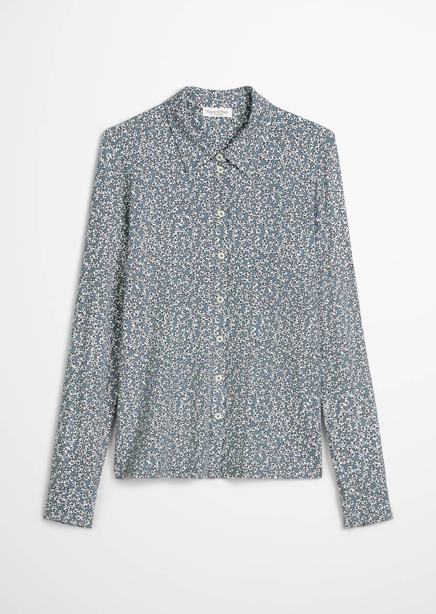 Regular jersey print blouse from LENZING™ ECOVERO™