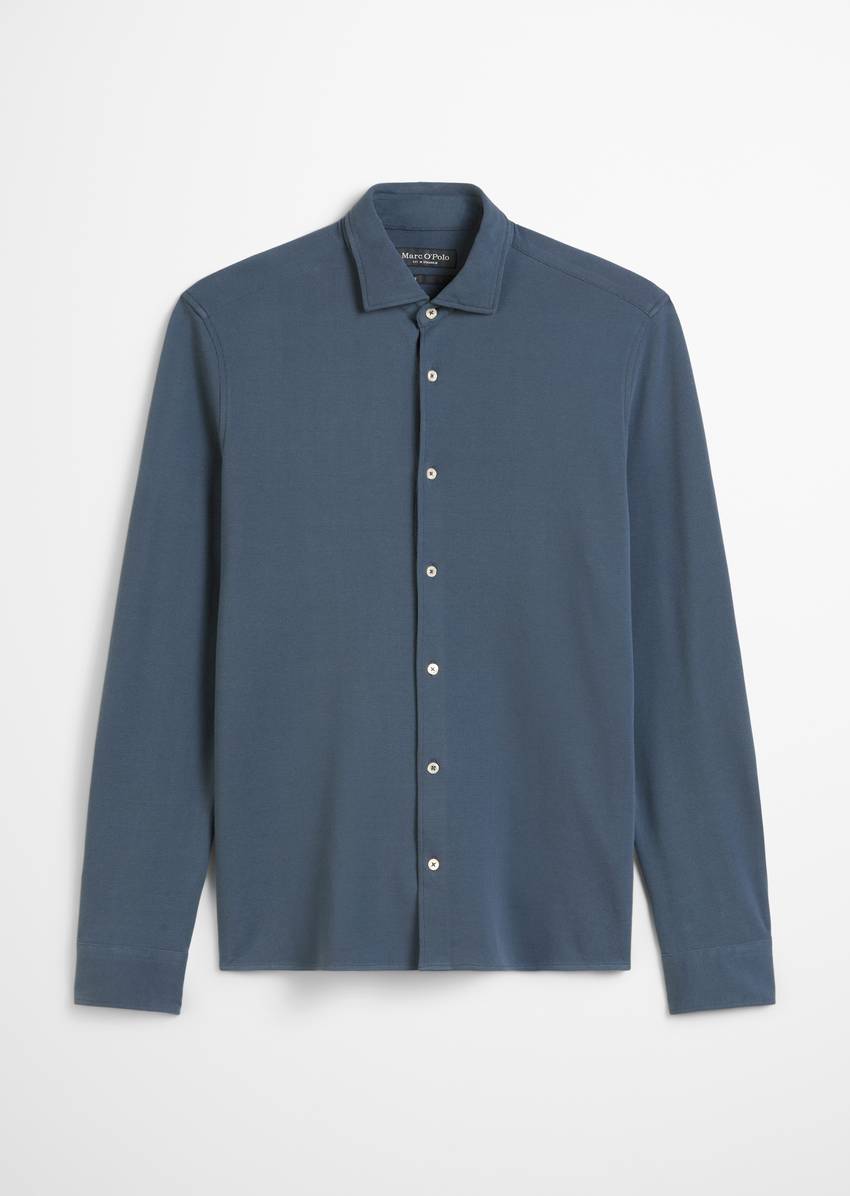 Shirt shaped made from organic cotton piqué