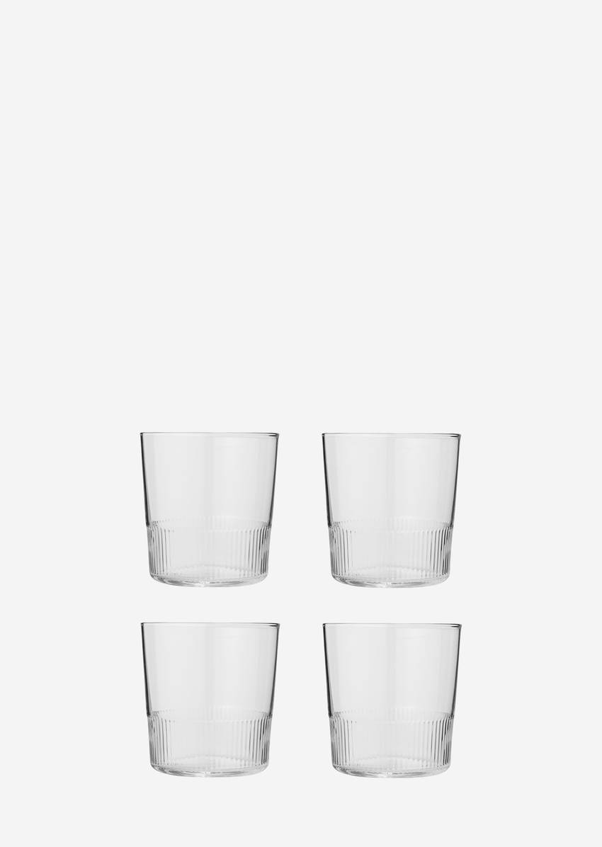 Medium water glass Model Moments in set of 4