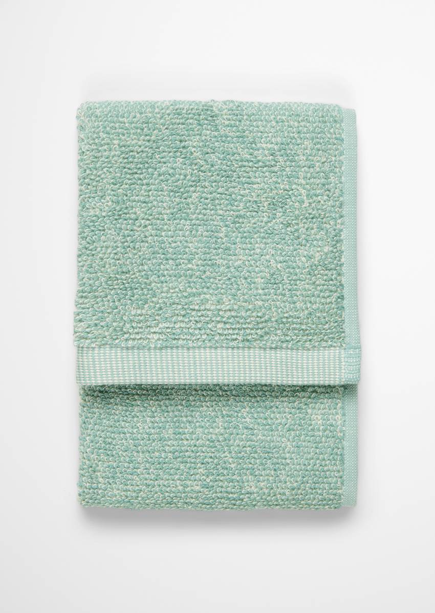 Guest towel model Timeless melange made from pure organic cotton