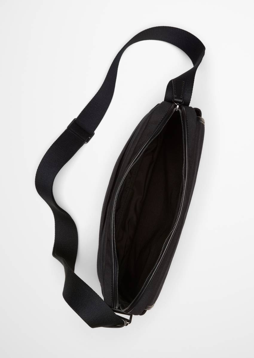 Crossbody bag large made from recycled polyester