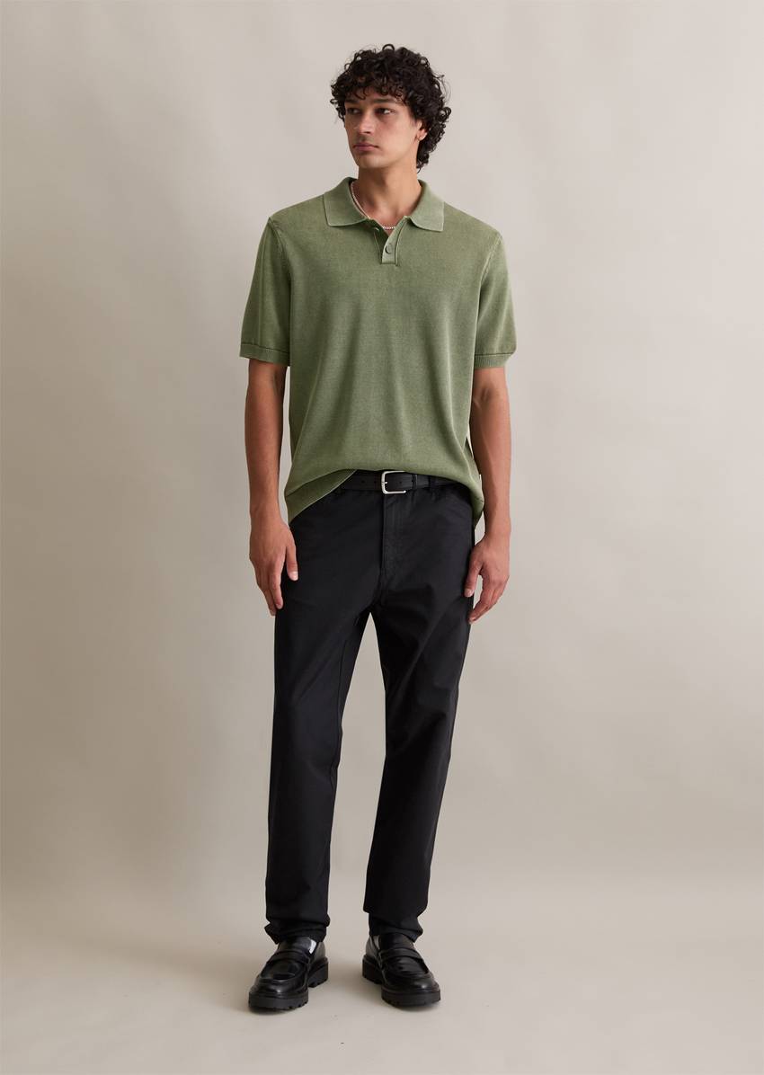 Workwear trousers regular made from robust organic cotton canvas