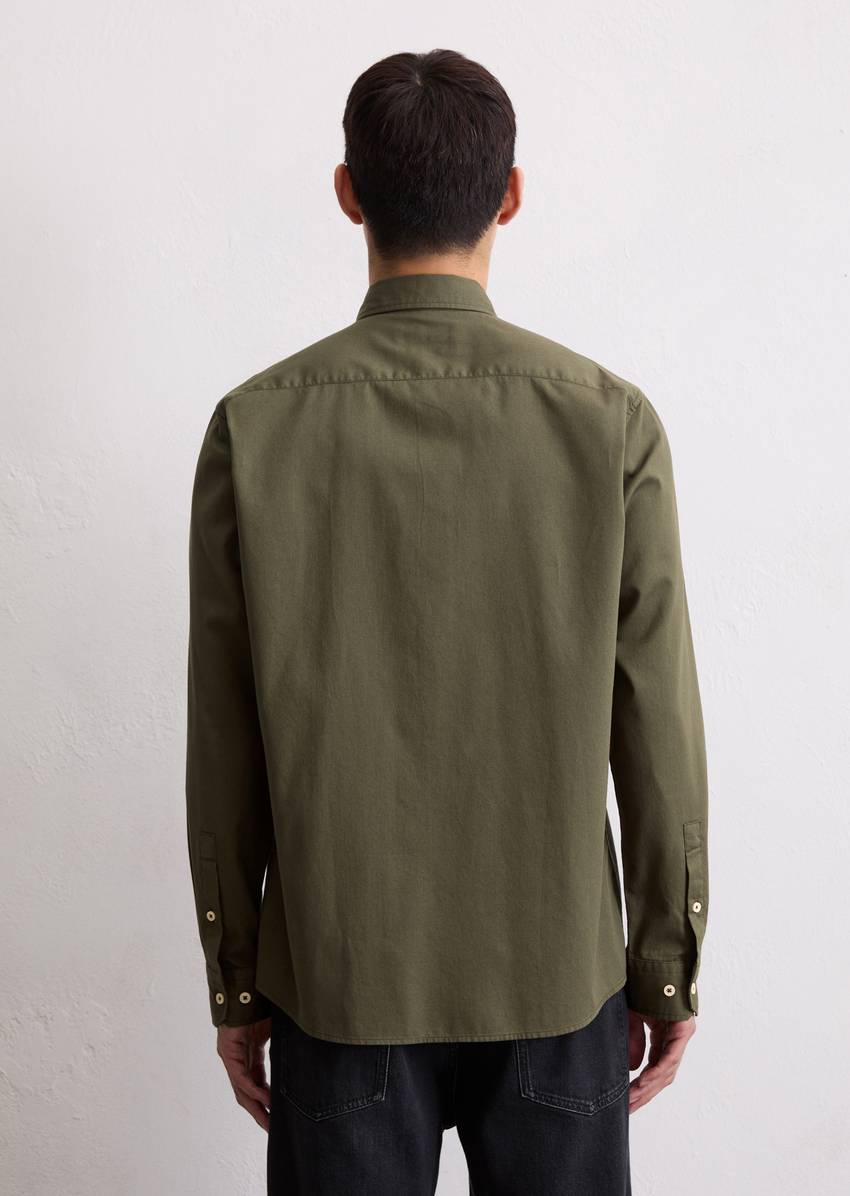 Regular shirt made from organic cotton