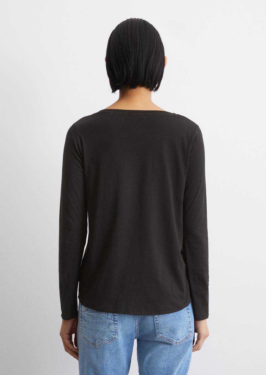 Longsleeve regular in organic cotton fabric