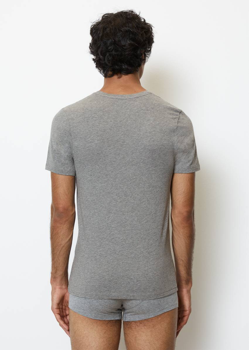 Lounge t-shirt with round neckline In set of 2