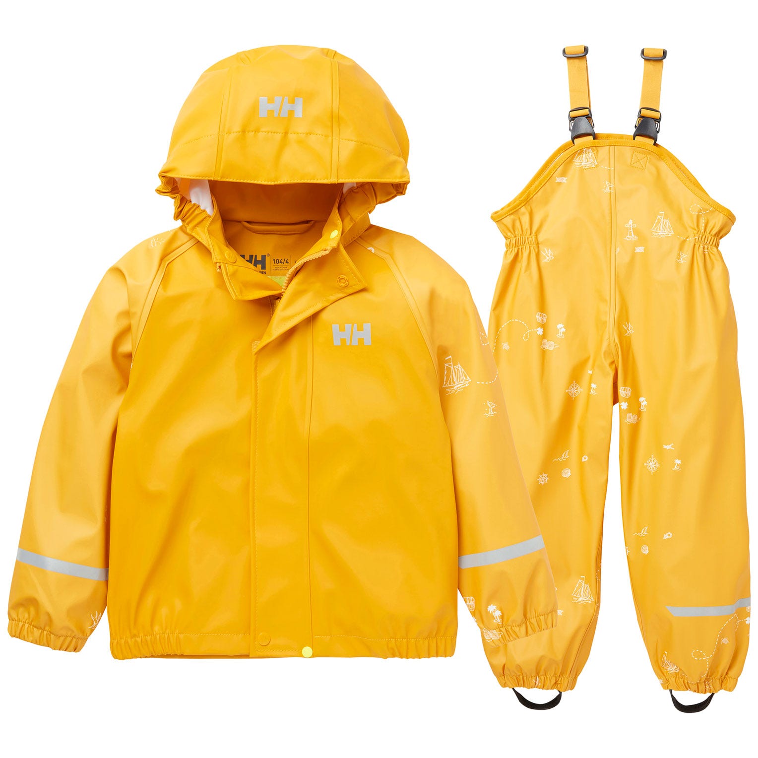 KIDS' BERGEN 2.0 PU RAINSET AOP