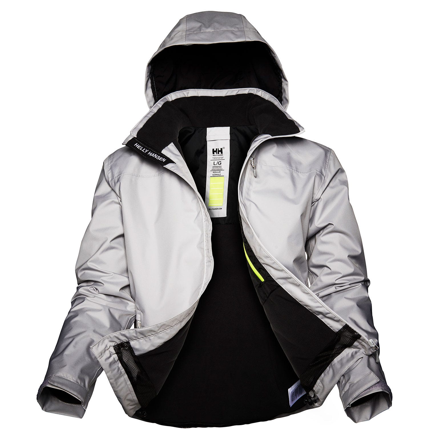 MEN'S CREW HOODED MIDLAYER SAILING JACKET