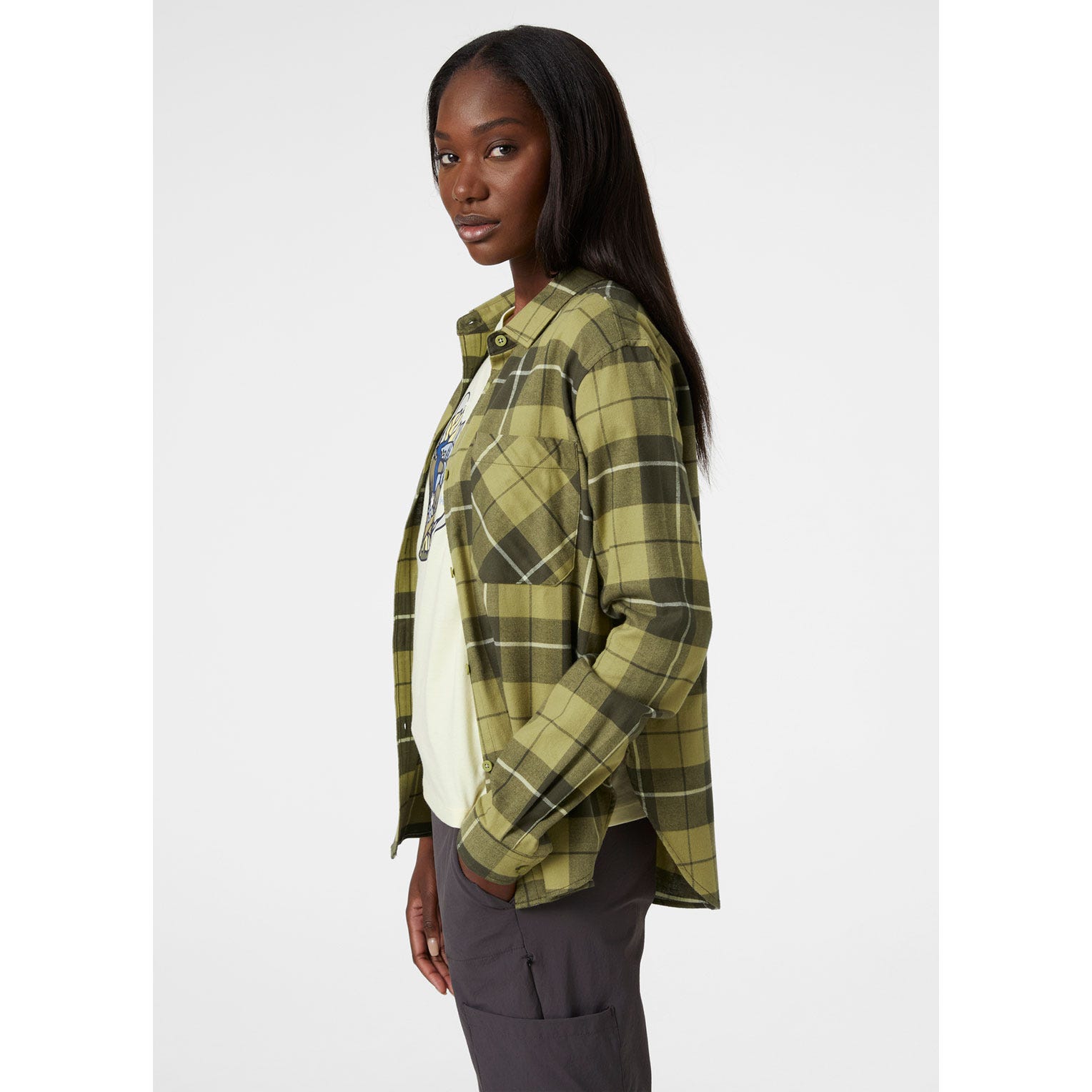 WOMEN'S LOKKA ORGANIC FLANNEL SHIRT