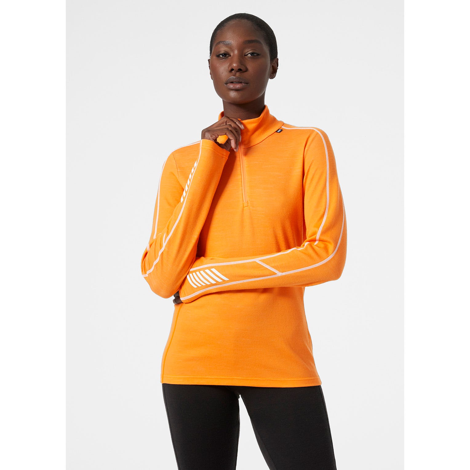 WOMEN'S LIFA MERINO LIGHTWEIGHT HALF-ZIP BASE LAYER
