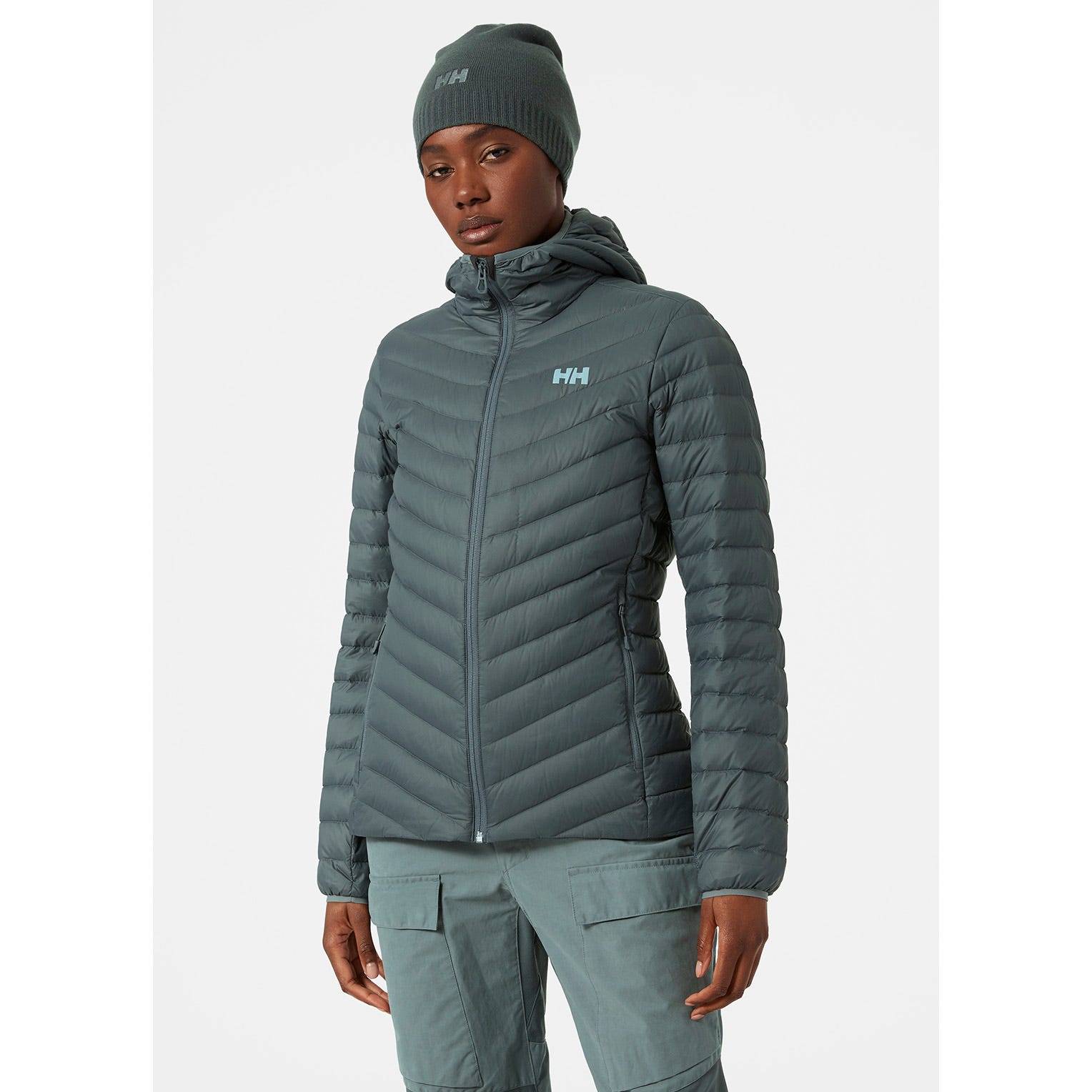 W VERGLAS HOODED DOWN INSULATOR JACKET
