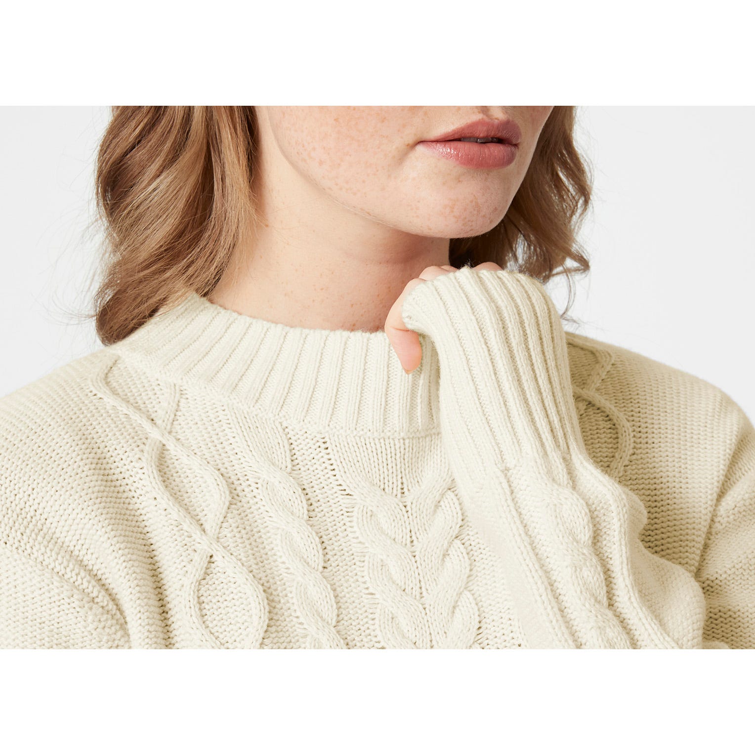 WOMEN'S SIREN CABLE KNIT SWEATER