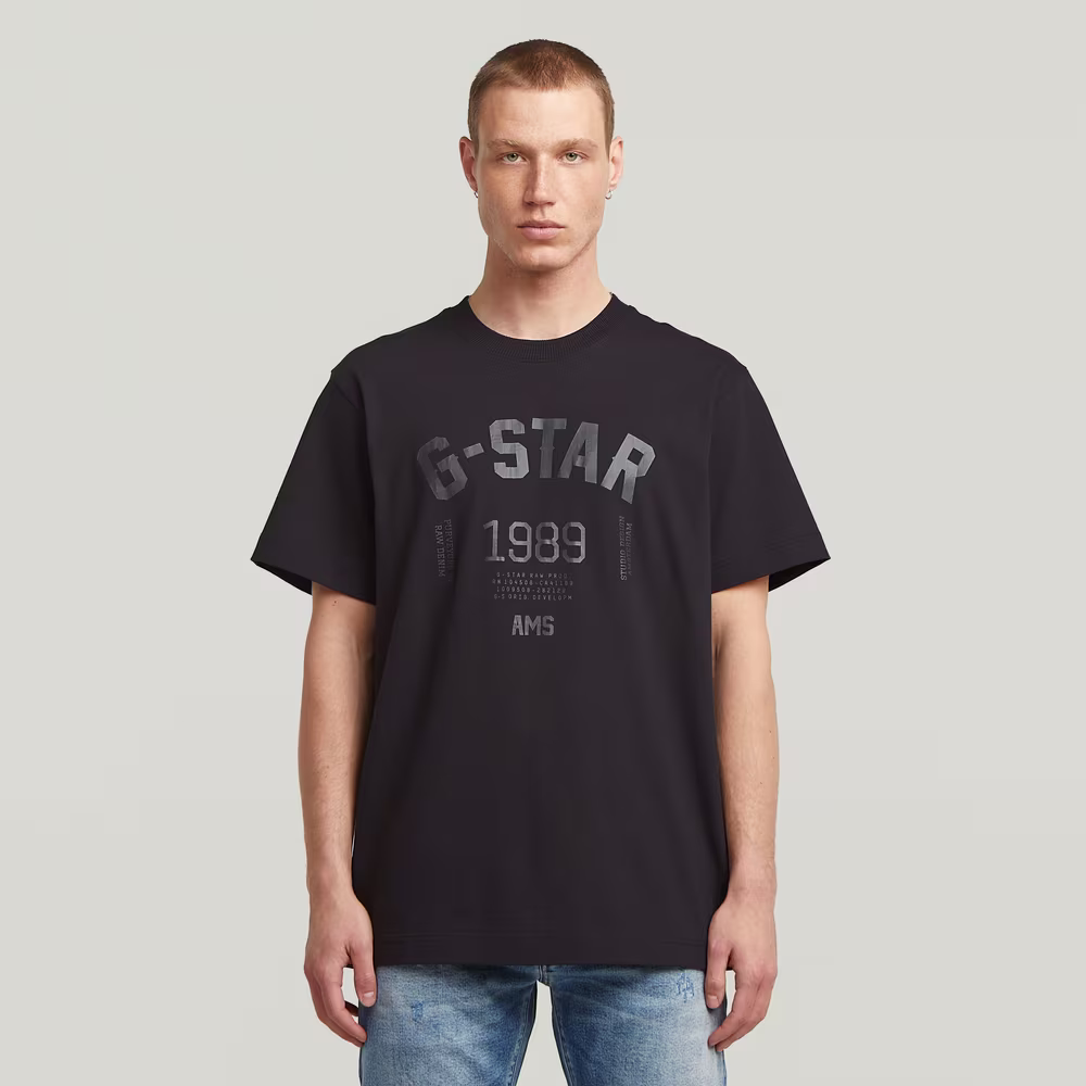 89 Back Graphic Loose T-Shirt