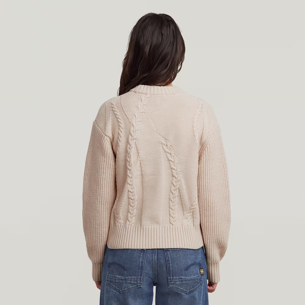 Big Cable Knit Pullover
