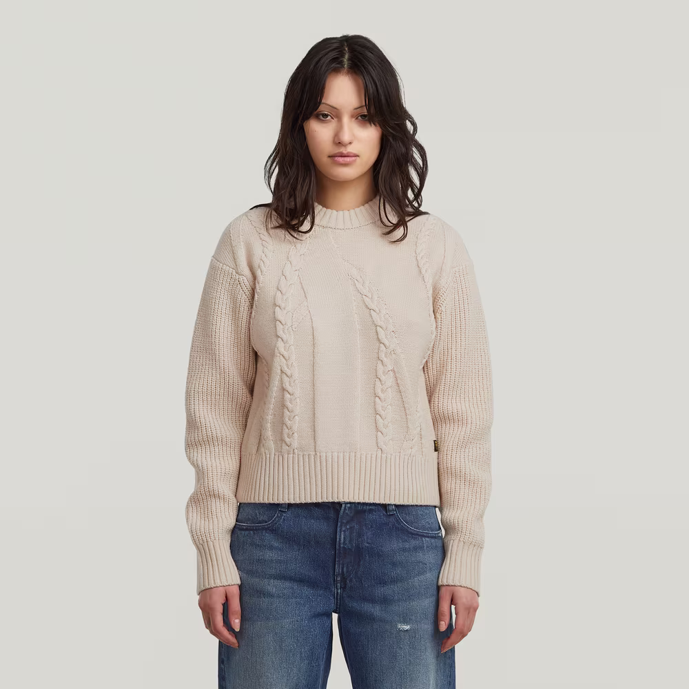 Big Cable Knit Pullover