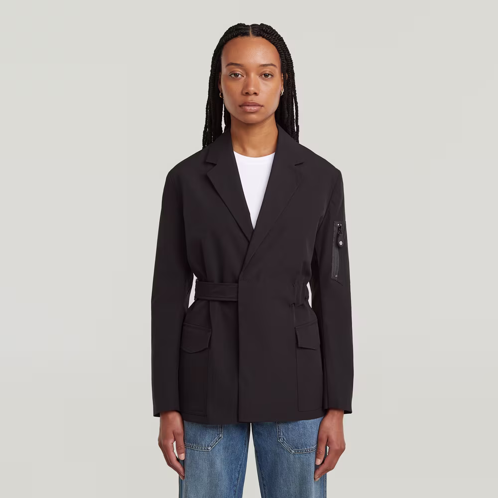 Belted Blazer