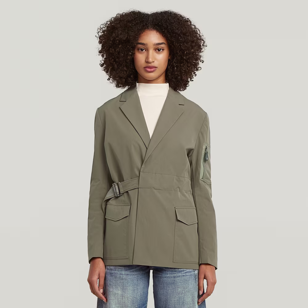 Belted Blazer