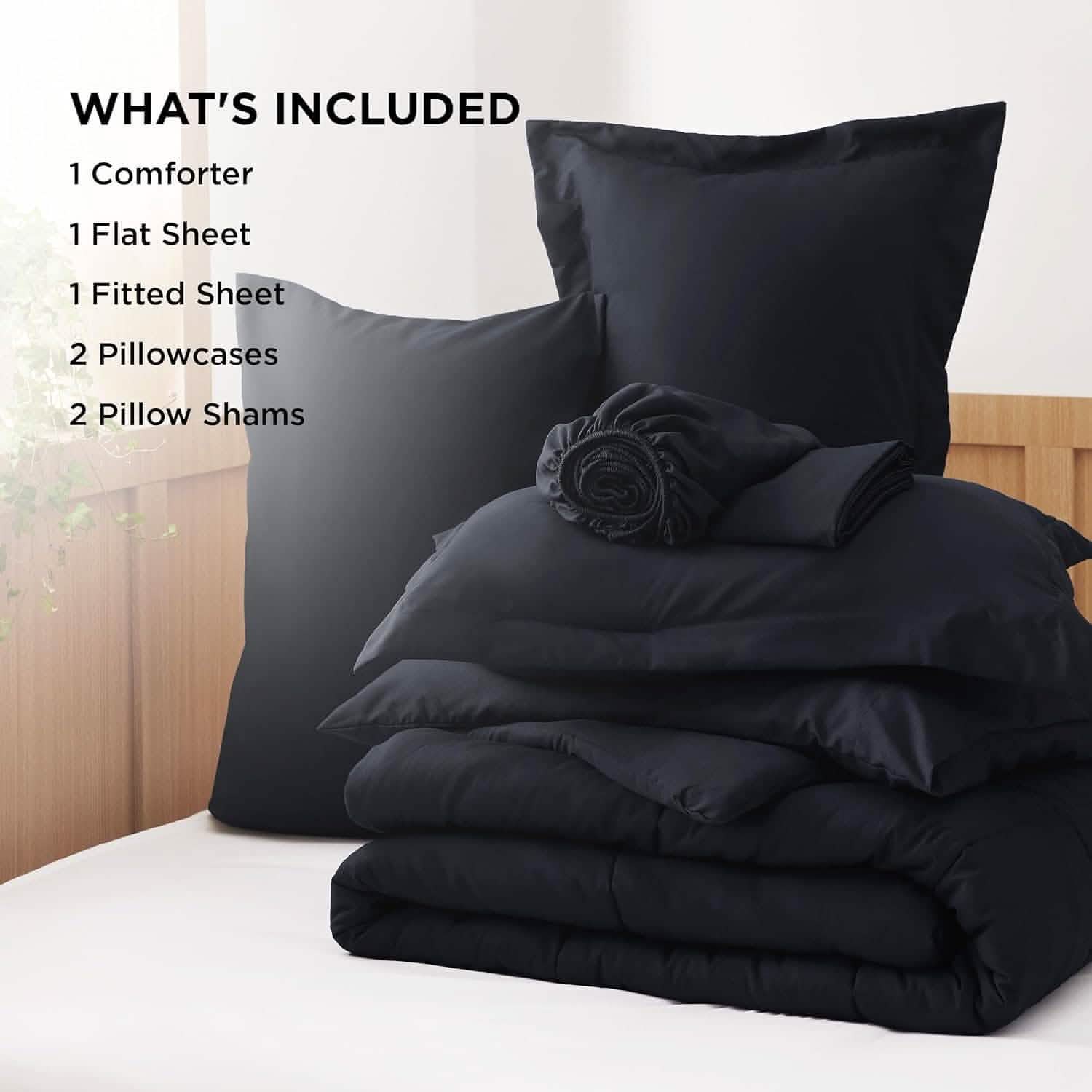 GentleSoft® Comforter Set - 7 Pieces Solid