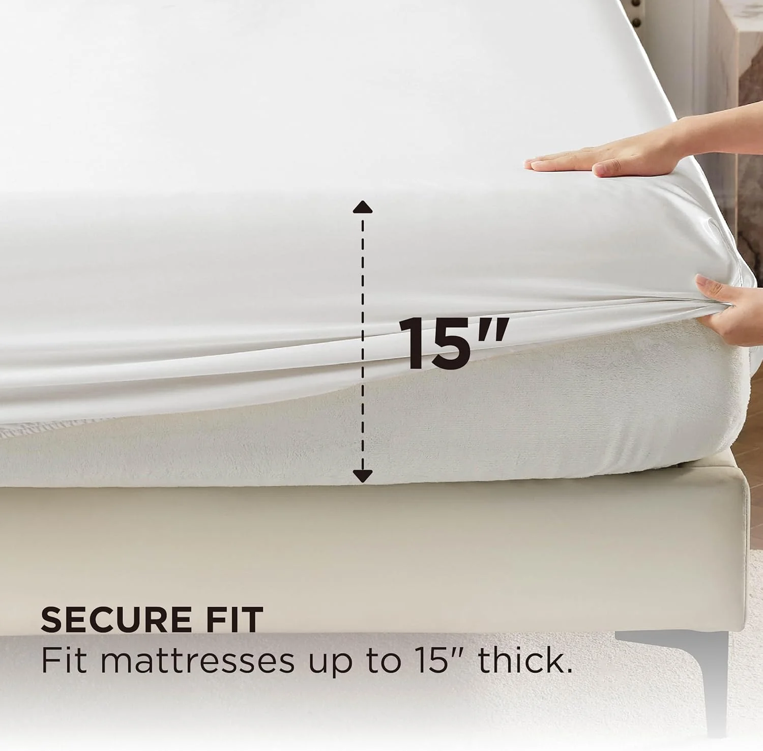 GentleSoft® Satin Fitted Sheet