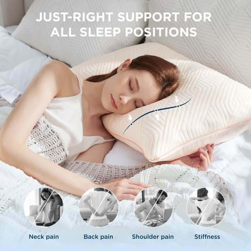 GentleSoft® Adjustable Shredded Memory Foam Pillow