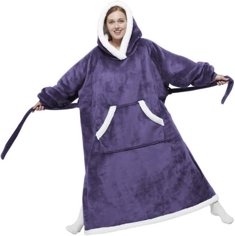 GentleSoft® Sherpa Fleece Wearable Blanket