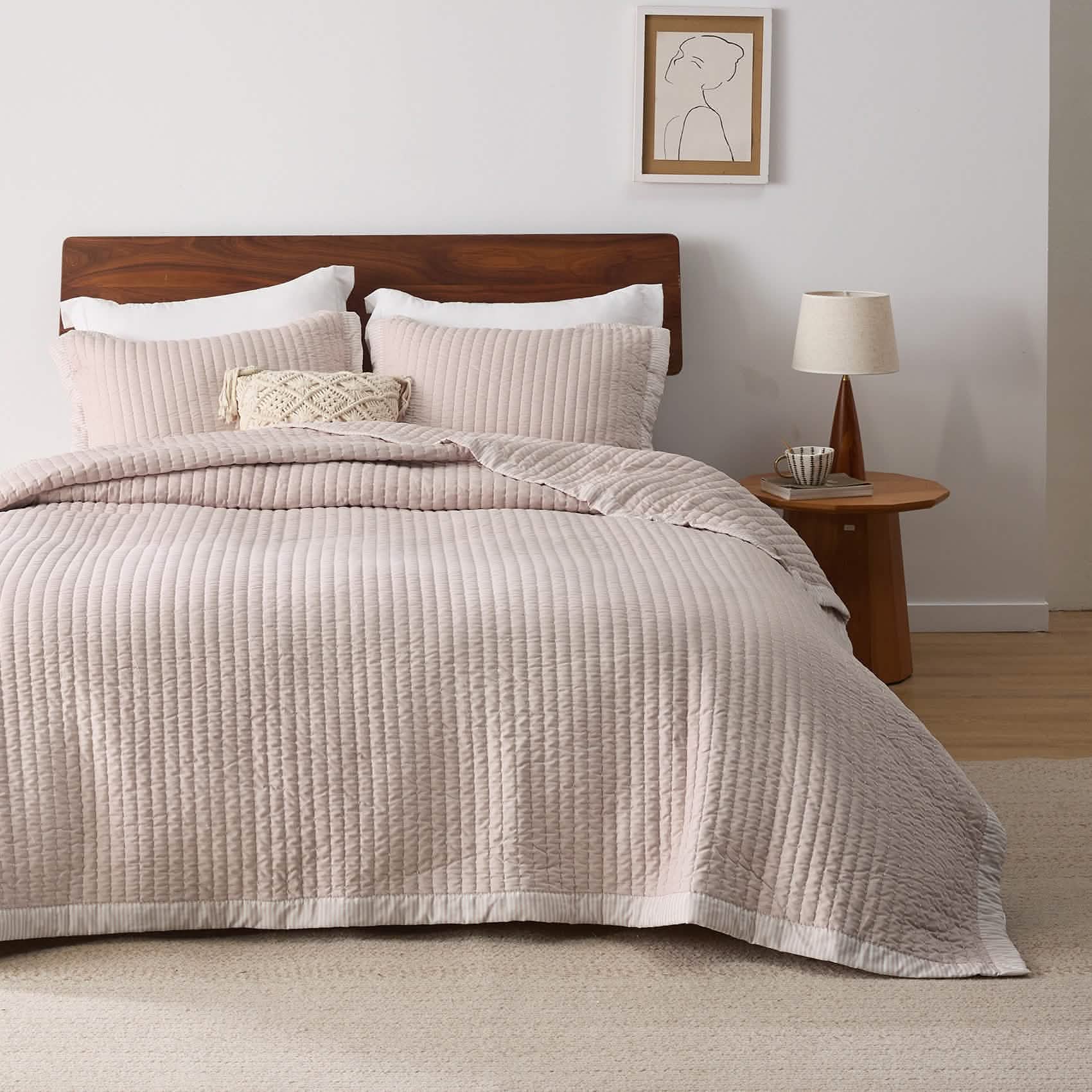 GentleSoft® Corduroy Pattern Quilt Set