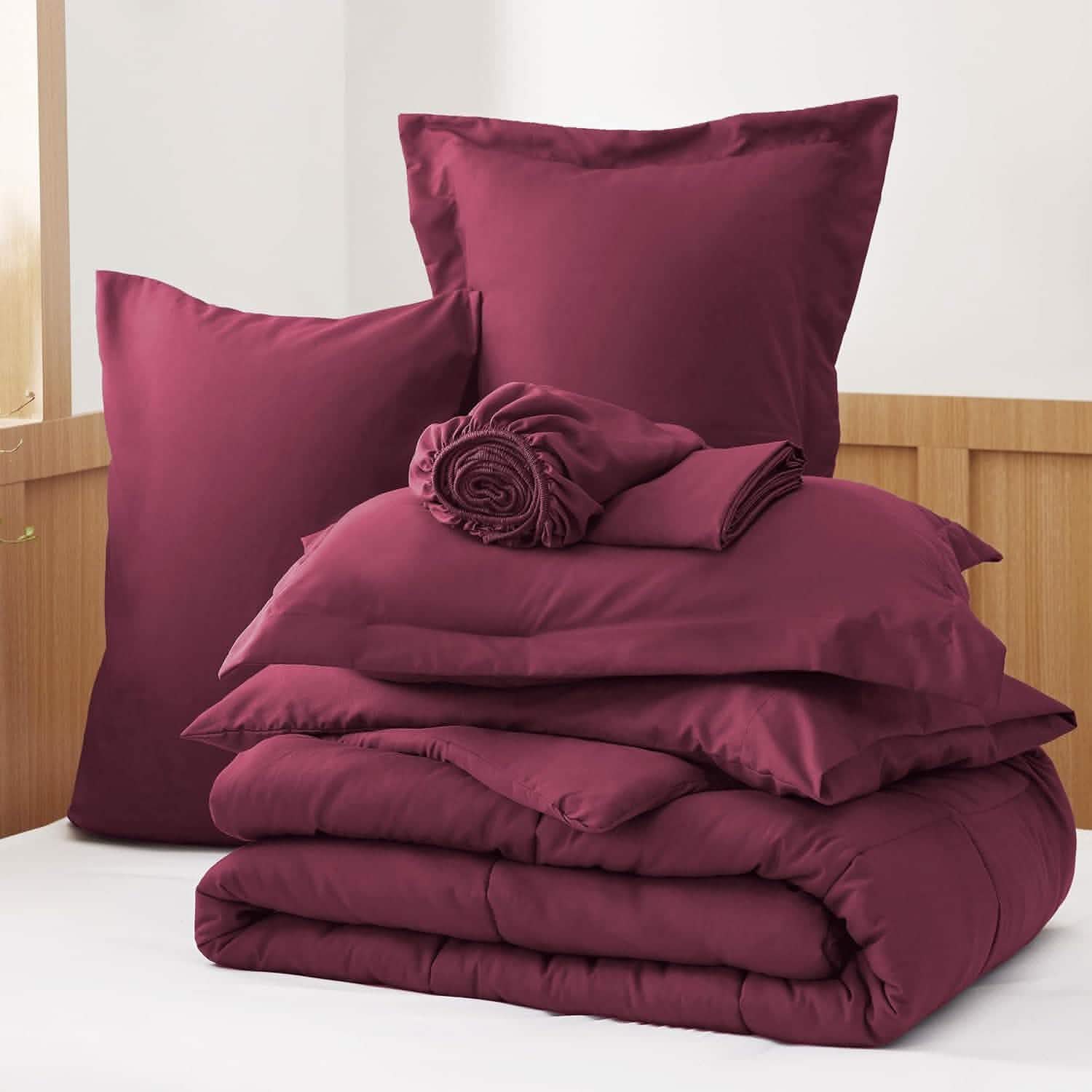 GentleSoft® Comforter Set - 7 Pieces Solid