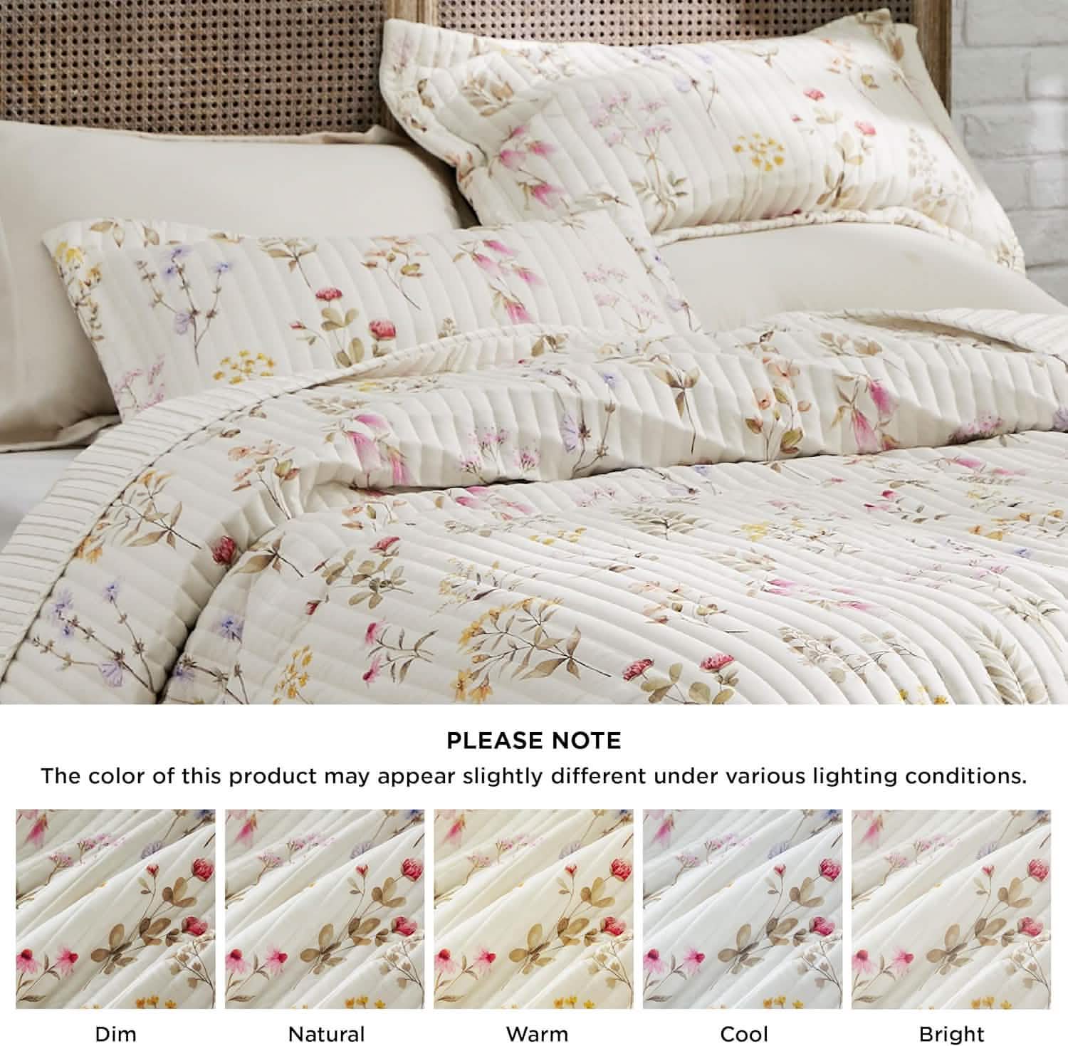 GentleSoft® Autumn Wildflower Quilt Set