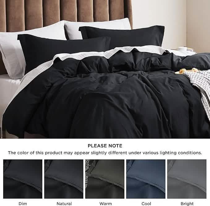 GentleSoft® Brushed Microfiber Duvet Cover Sets With Fitted Sheet