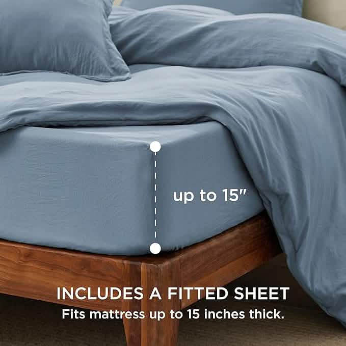 GentleSoft® Prewashed Microfiber Duvet Cover Set