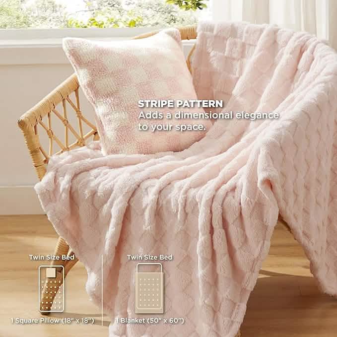 GentleSoft® Checkered Comforter Set
