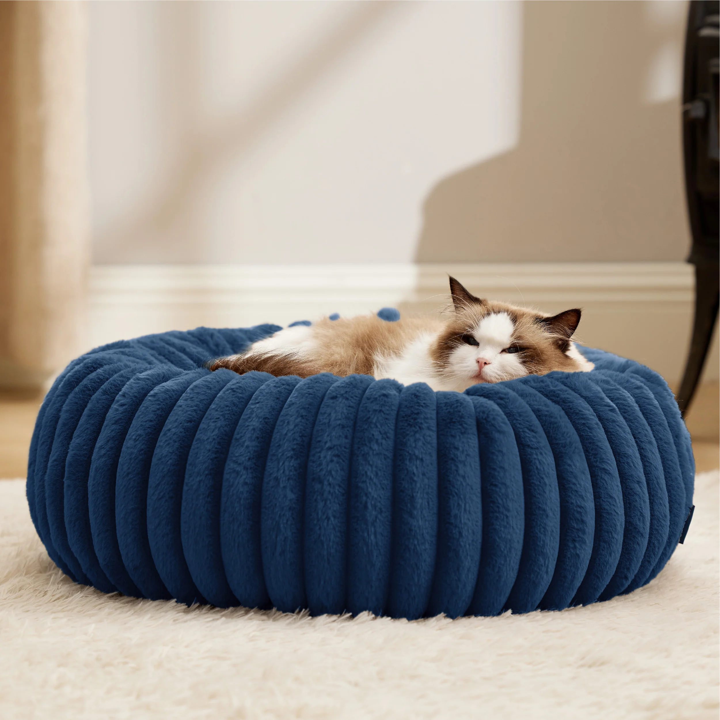 Corduroy Round Pet Bed