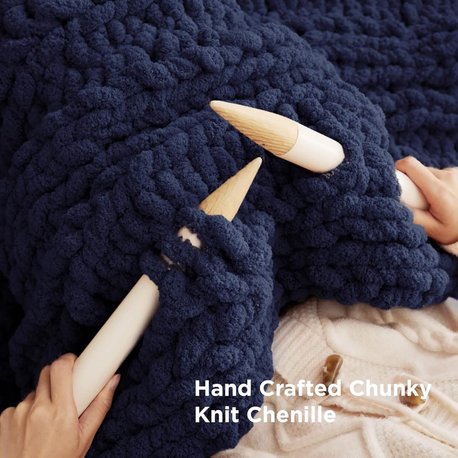 GentleSoft® Chunky Knit Chenille Blanket