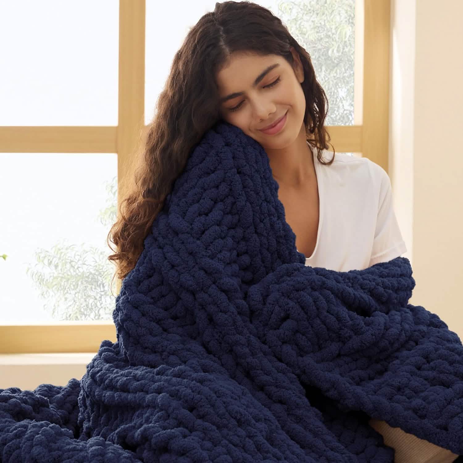 GentleSoft® Chunky Knit Chenille Blanket
