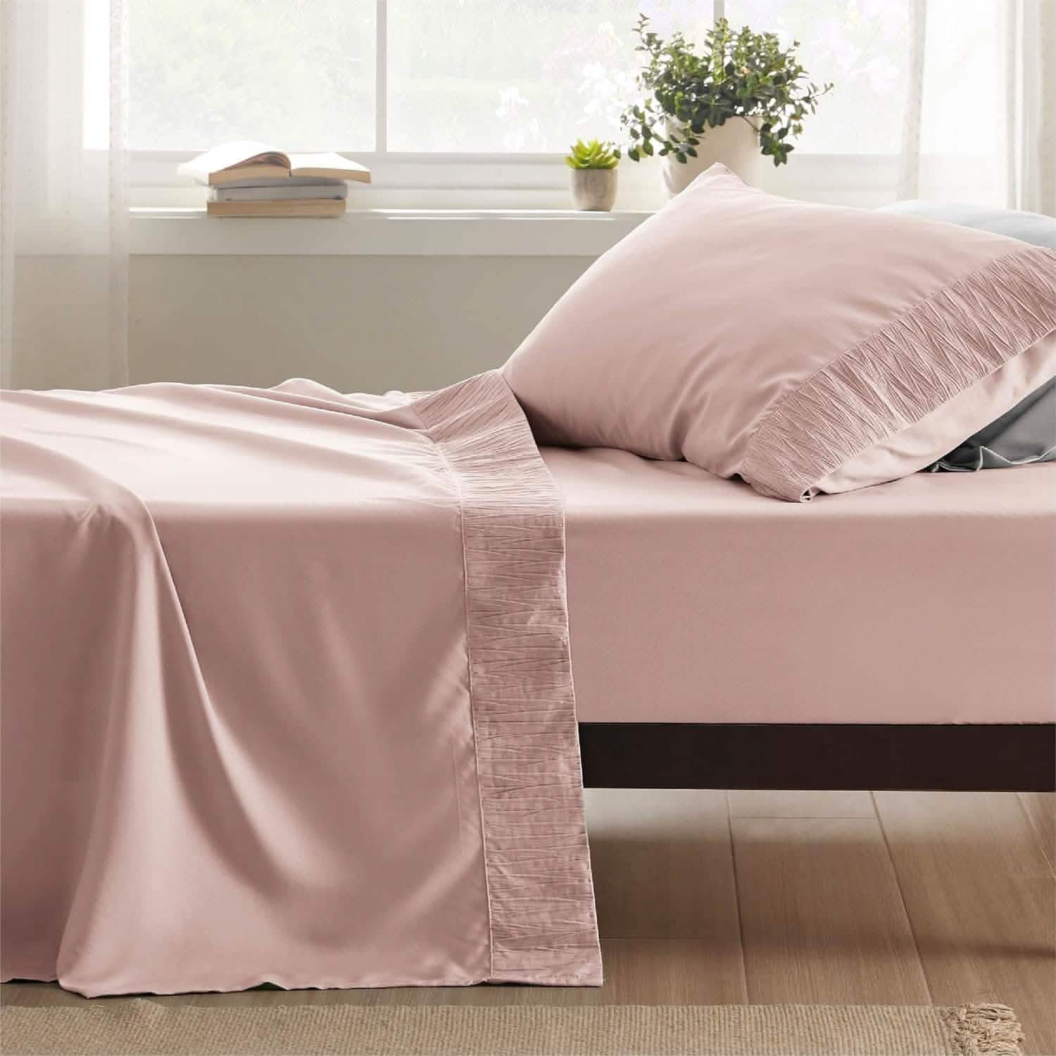 GentleSoft® Ruched Sheet Set