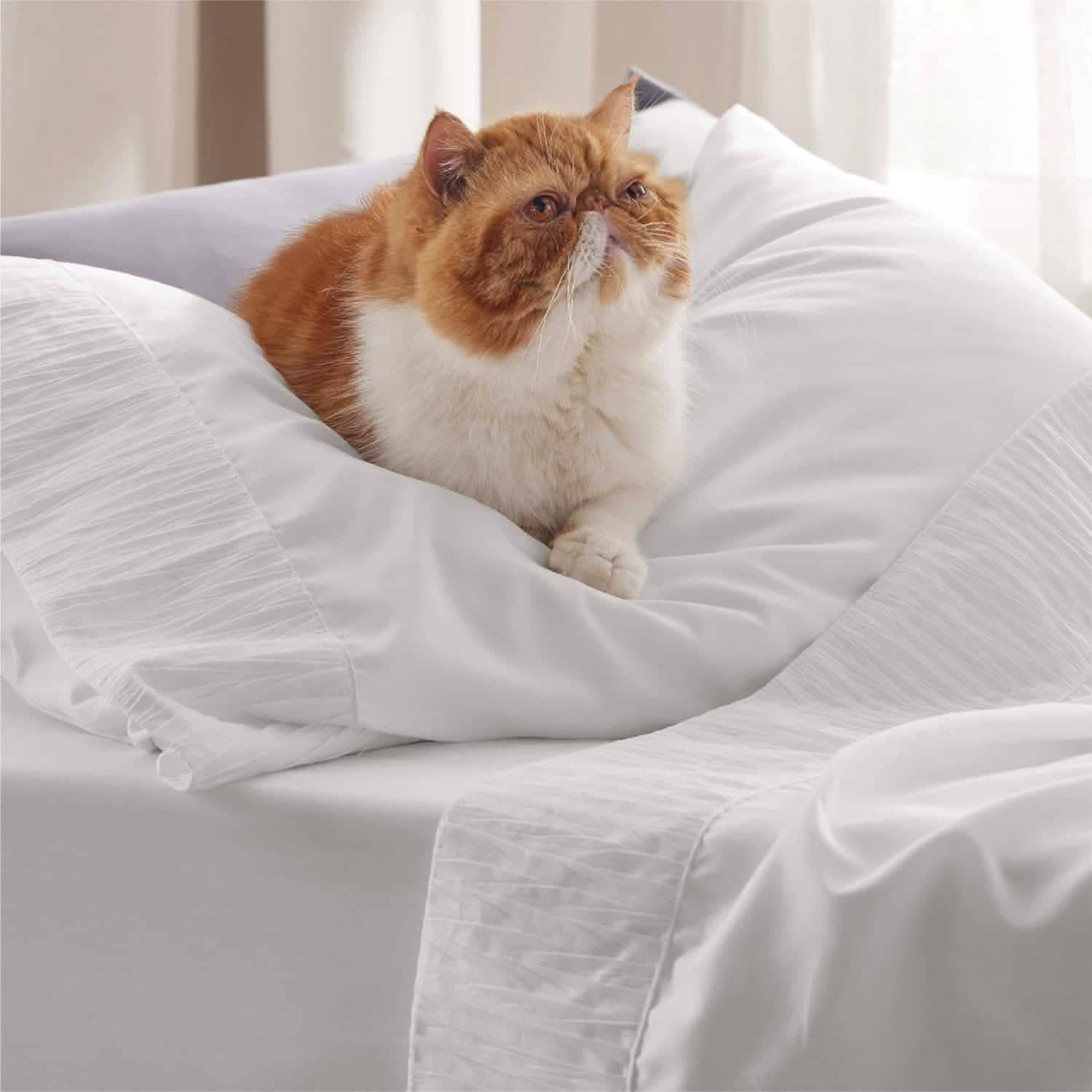 GentleSoft® Ruched Sheet Set