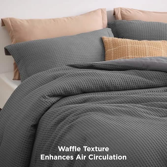 GentleSoft® Classic Waffle Weave Comforter Set